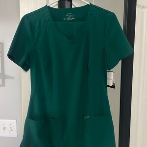 Cherokee Infinity Women's Hunter Green SCRUB SET- with JOGGERS- NWT ✨